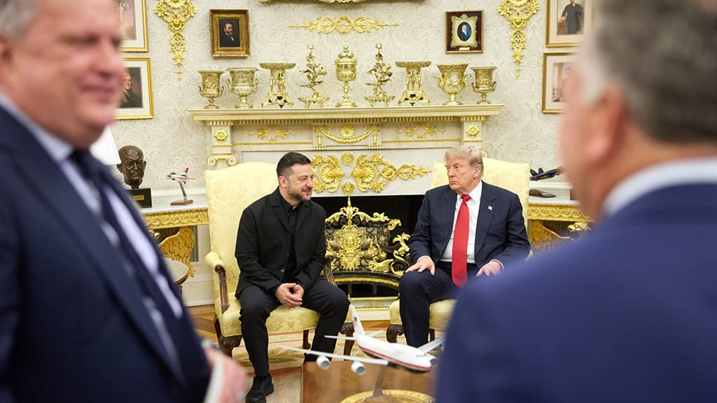 О чем Зеленский говорил с Трампом в день похорон Грэма