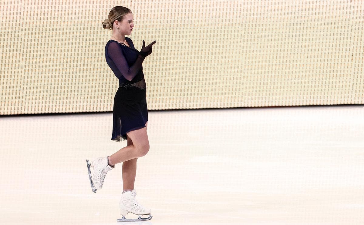 Трусова сделала сложный каскад с четверным прыжком на тренировке