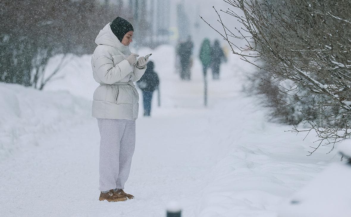 Москвичам пообещали продолжение снегопада до конца недели