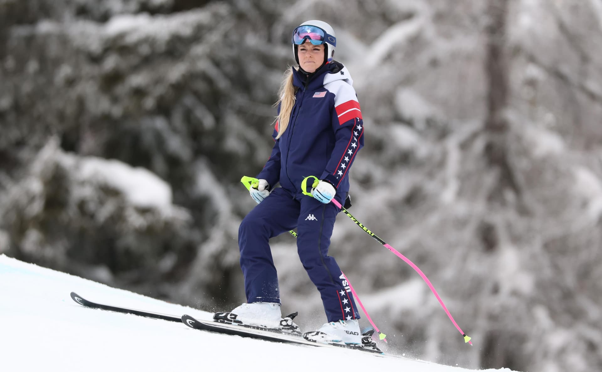 Роналду поддержал травмированную на Олимпиаде в Италии Вонн