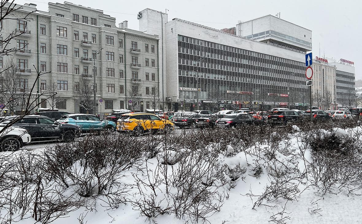 Пробки в Москве достигли 8 баллов на фоне снегопада