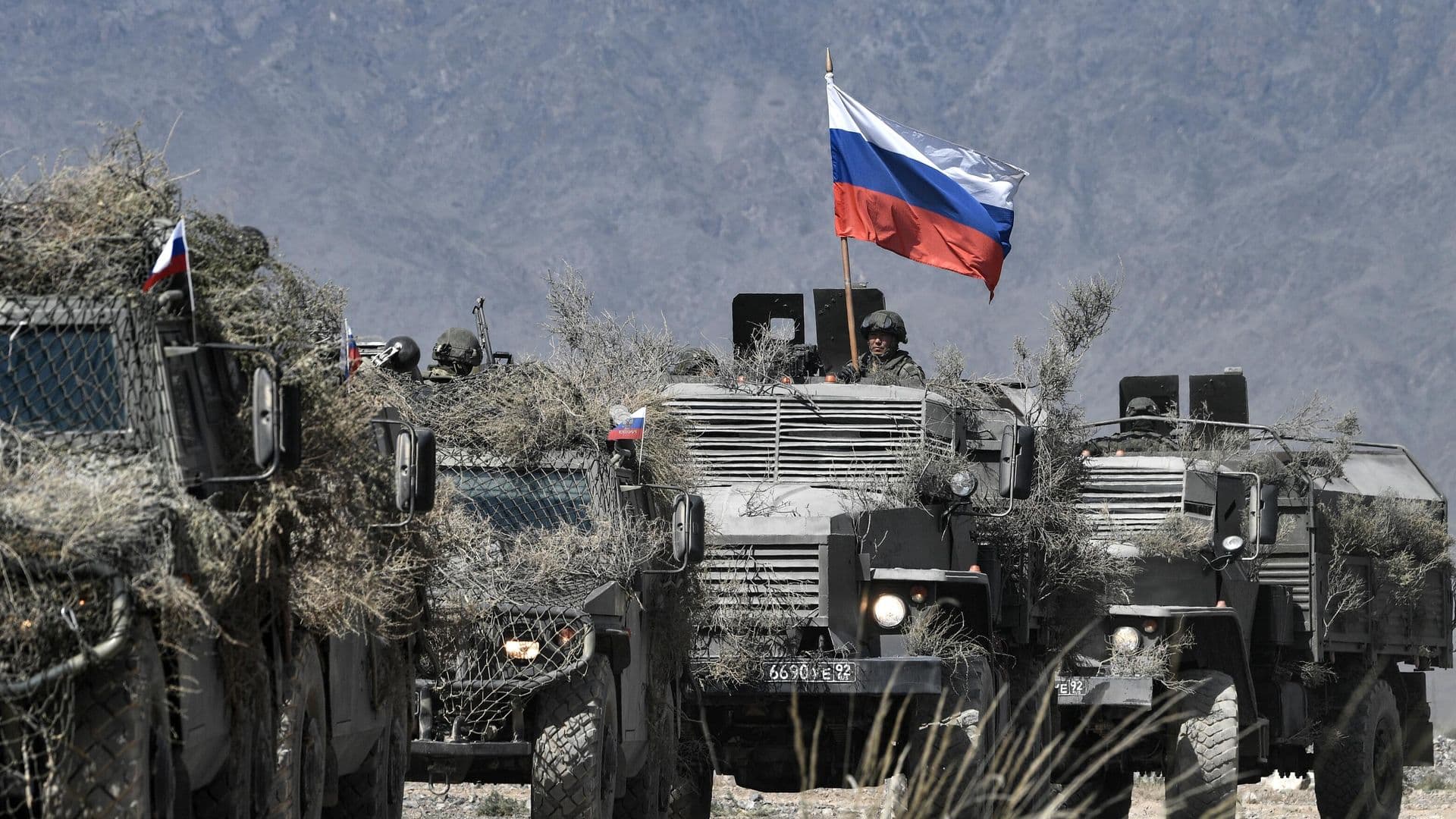 Российские военные прибыли в Киргизию для участия в учениях