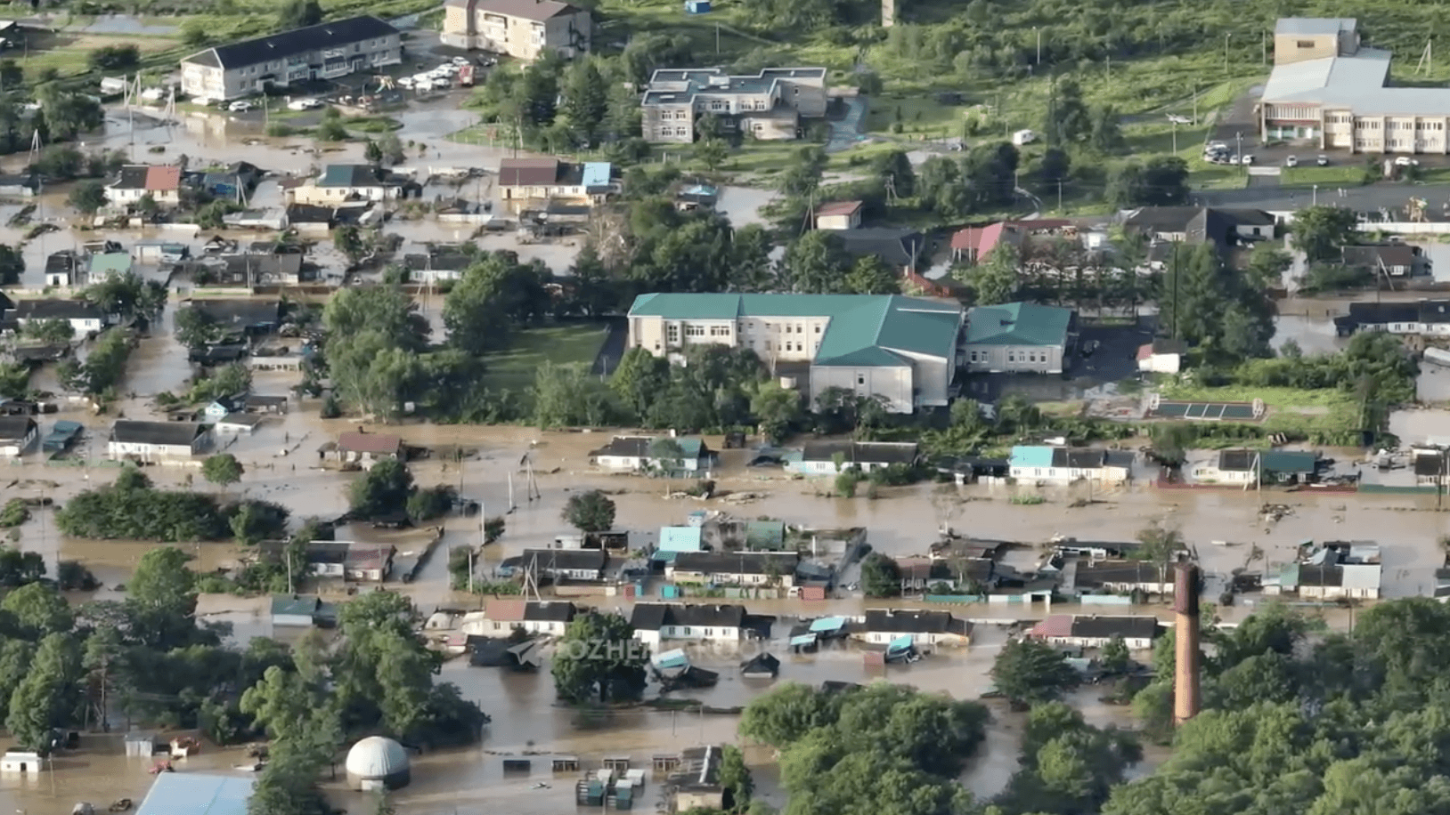 Вода начала уходить с затопленных после ливней участков в Приморье