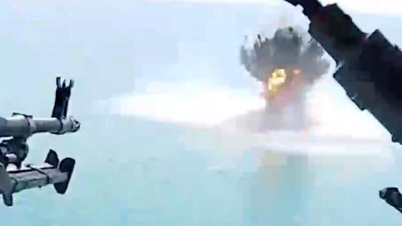 Российский матрос уничтожил украинский безэкипажный катер