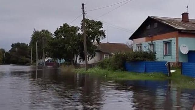 В Хабаровском крае из-за паводка подтопило 13 населенных пунктов