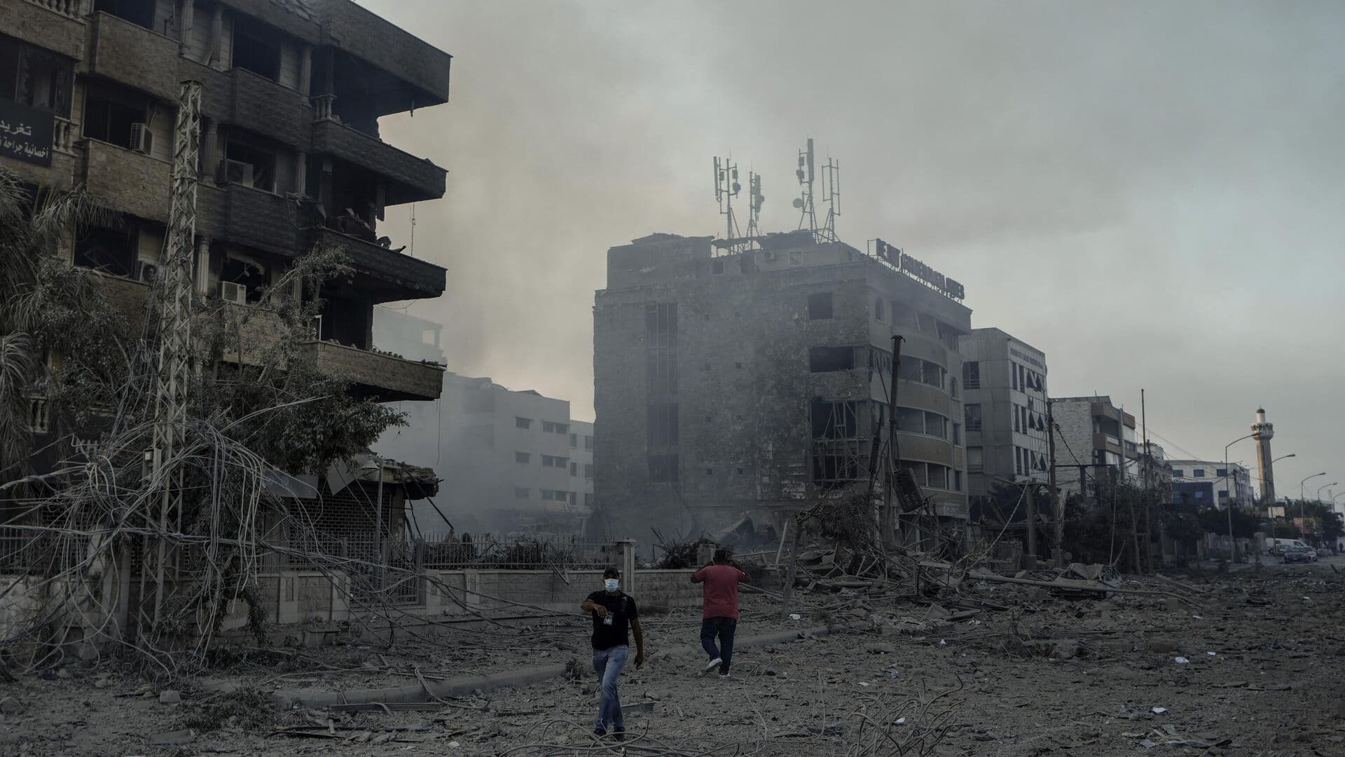 Боевая авиация атаковала здание в центре Бейрута