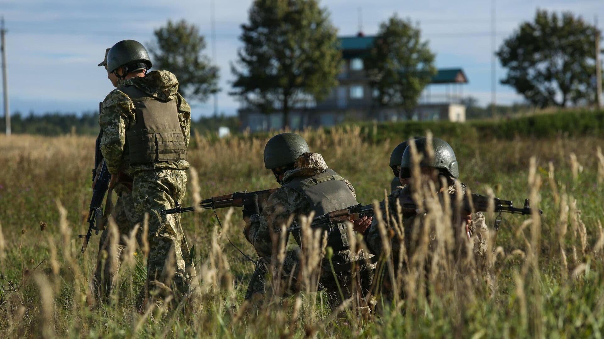 Женский отряд ВСУ тренируют на Запорожском участке фронта