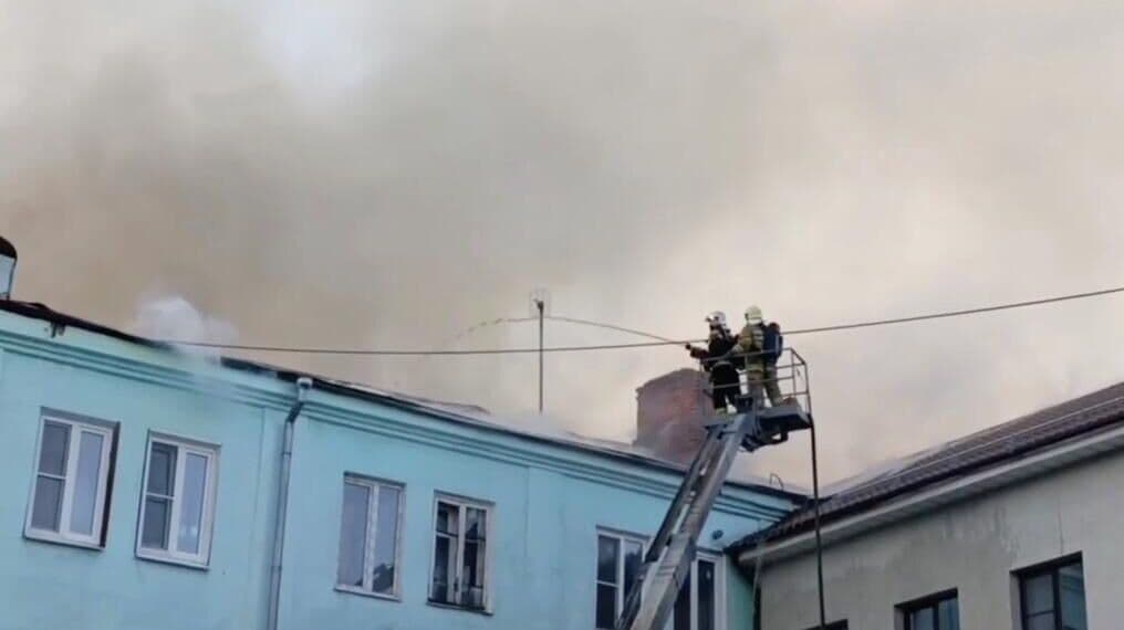 В Иваново ликвидировали открытое горение в произвдственном здании