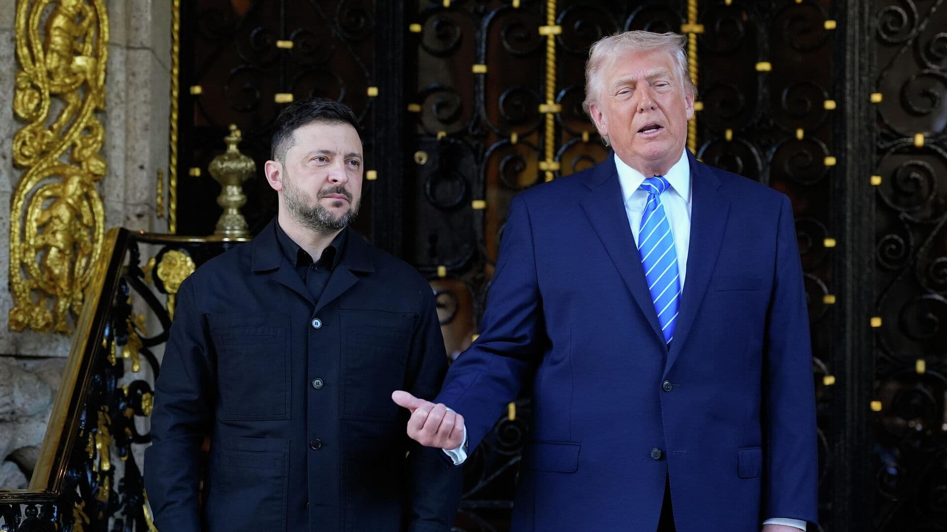 Кадры приветствия Трампа и Зеленского скрыли от публики