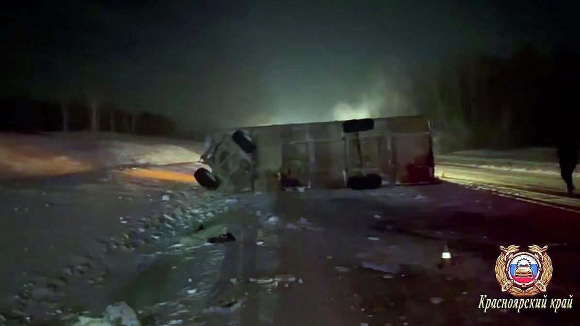 Водителя грузовика, виновного в ДТП под Красноярском, арестовали