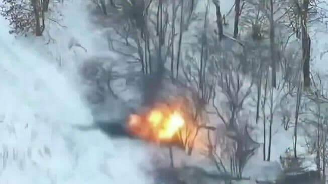 Кадыров показал кадры уничтожения транспорта ВСУ на Харьковском направлении