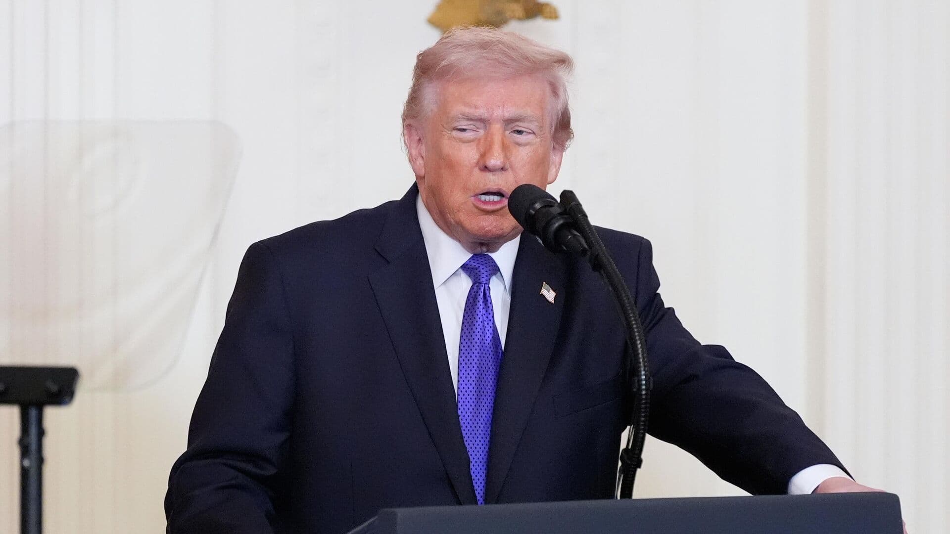 Трамп начал первое мероприятие перед прессой после операции против Ирана