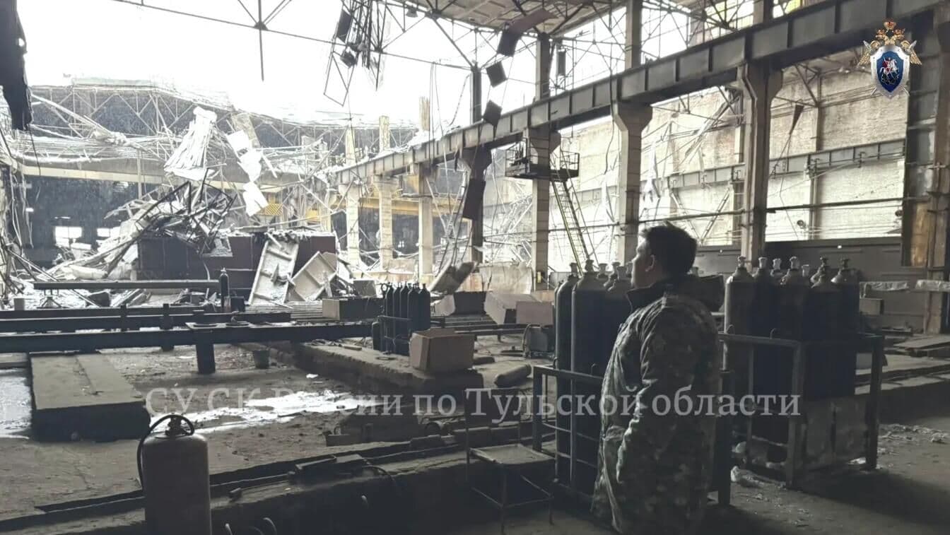 В Тульской области завели уголовное дело после обрушения крыши на заводе