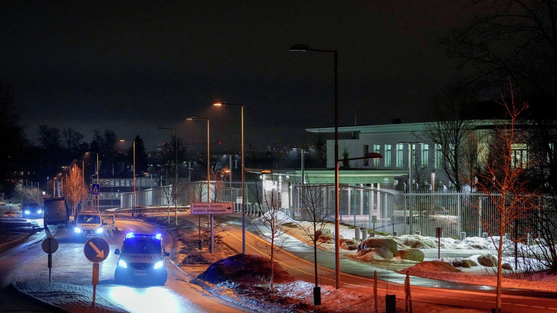 Посольство США в Осло получило повреждения после взрыва