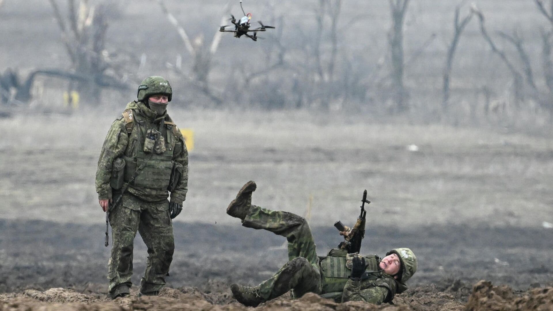 БПЛА ВС России сбил "Бабу-Ягу" ВСУ в Сумской области