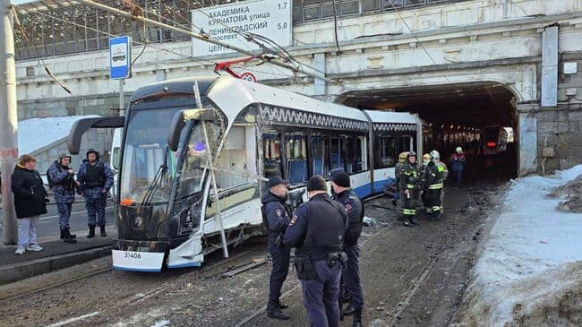 Число пострадавших в ДТП с трамваями в Москве выросло до 22