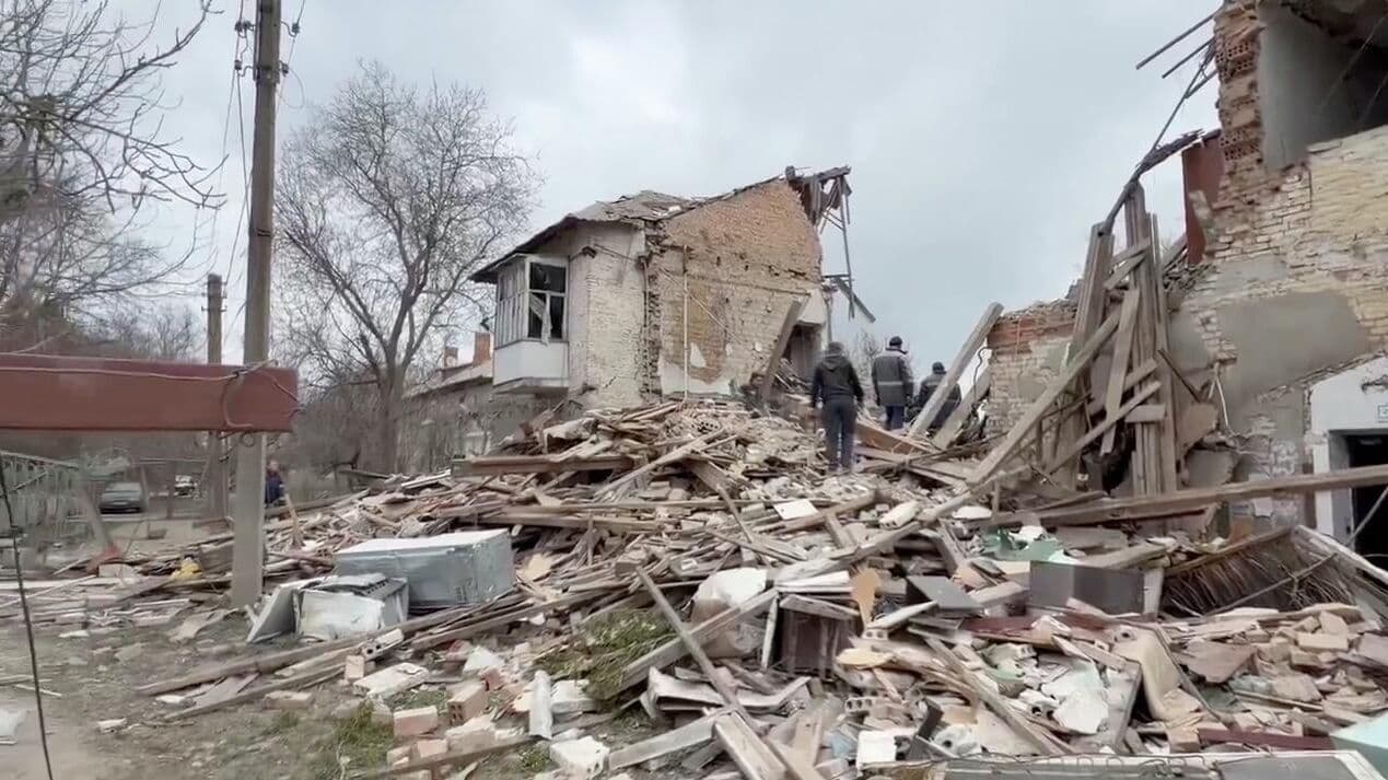 Удар по дому в Васильевке нанесли авиабомбой