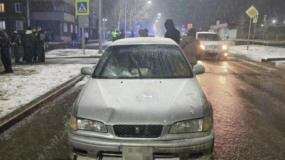 В Братске пьяная женщина на иномарке сбила четырех человек на переходе