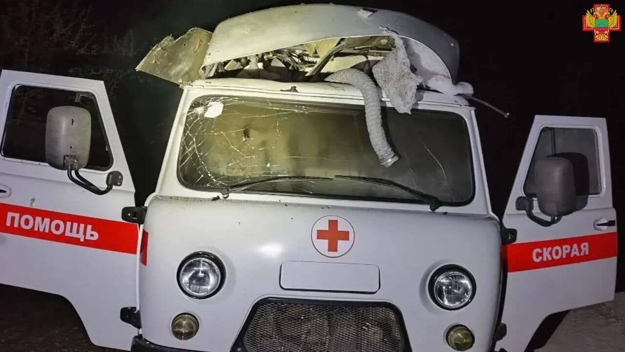 Беспилотник ВСУ атаковал скорую помощь в Запорожской области