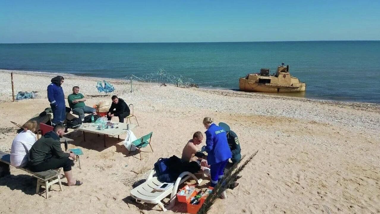 Потерпевший крушение из-за БПЛА в Азовском море сухогруз остается на дне