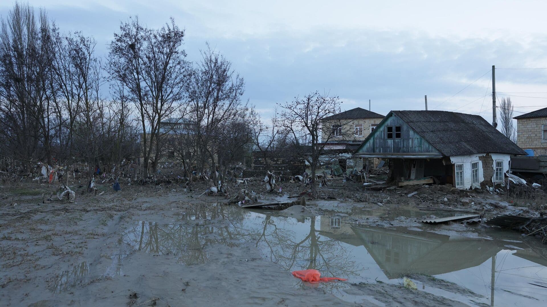 Жительница Дагестана рассказала о наводнении после прорыва дамбы