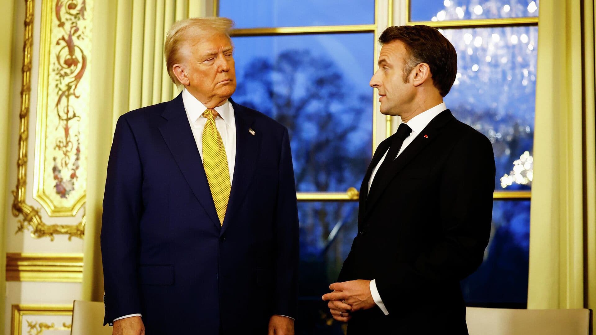 Макрон пригласил Трампа на ужин после саммита G7, пишут СМИ