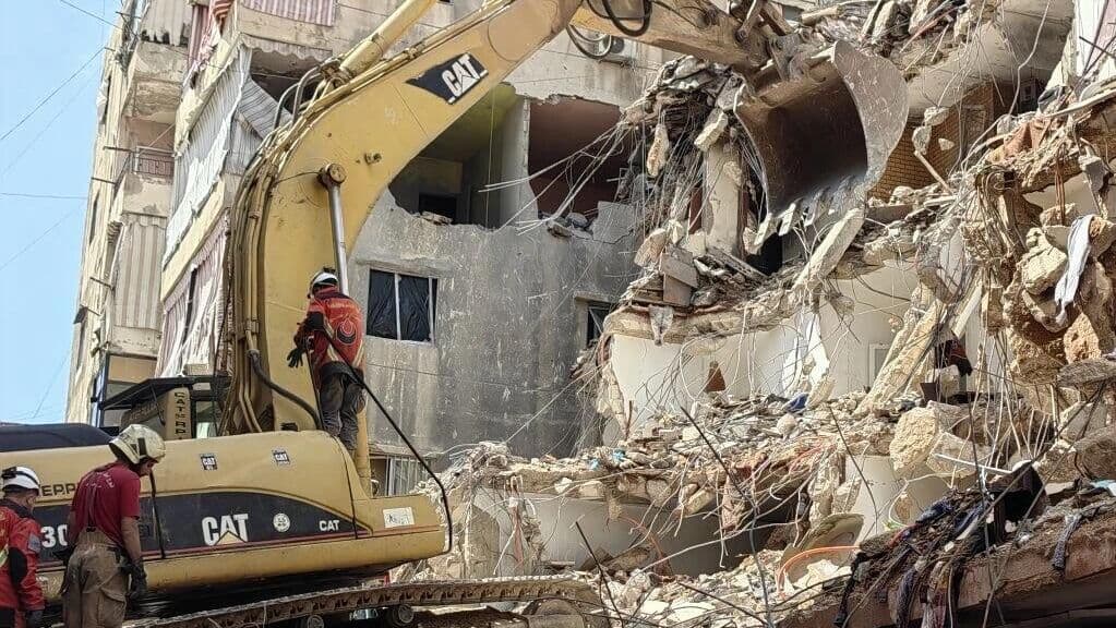 СМИ смогли снять последствия израильских ударов в пригороде Бейрута