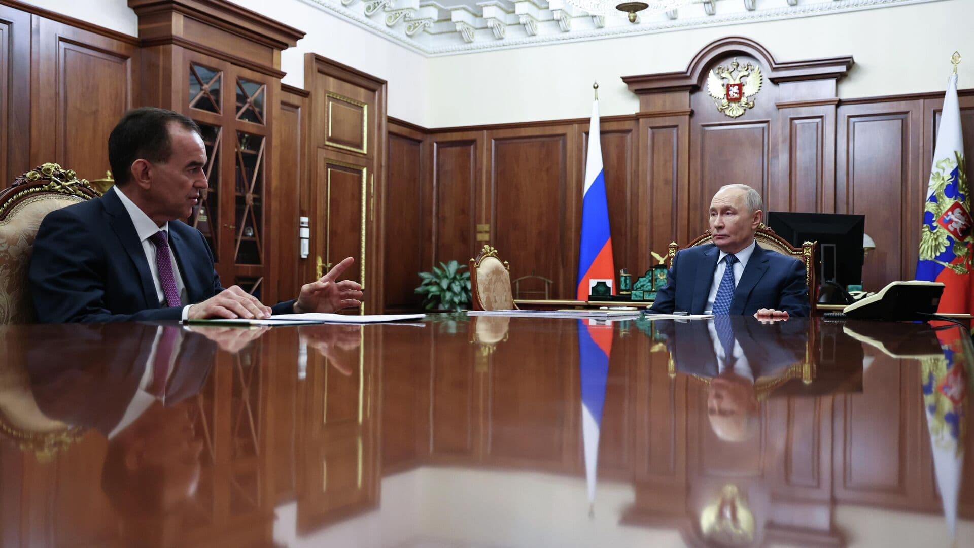 Путин спросил у Кондратьева, почему снизилось сельхозпроизводство на Кубани