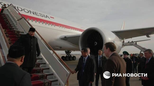 Президент Индонезии прибыл в Москву
