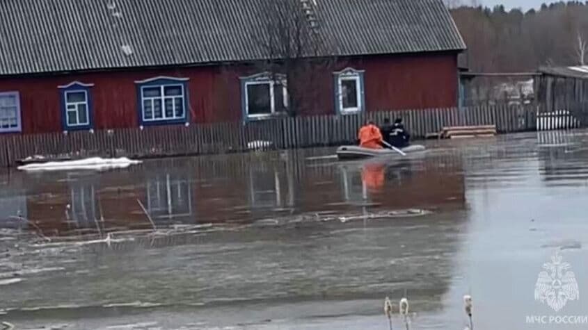В Алтайском крае паводок подтопил более 140 домов и мост