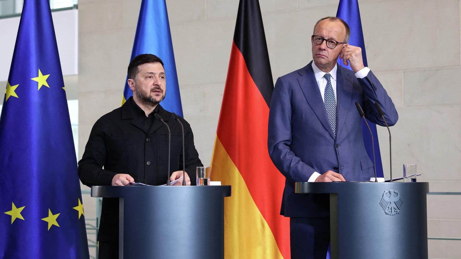 Мерц сообщил украинцам плохие новости на встрече с Зеленским