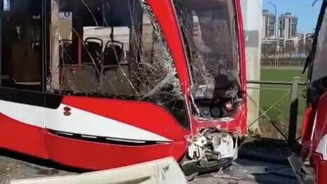 В Петербурге столкнулись два трамвая, пострадали шесть пассажиров