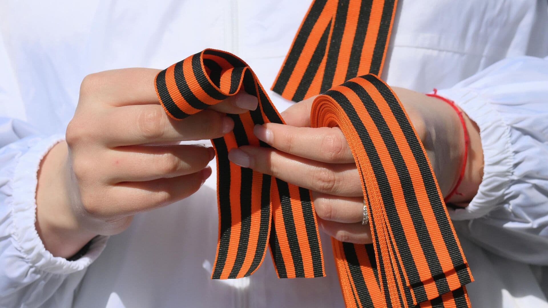 МИД рассказал о роли РИА Новости в популяризации георгиевских ленточек