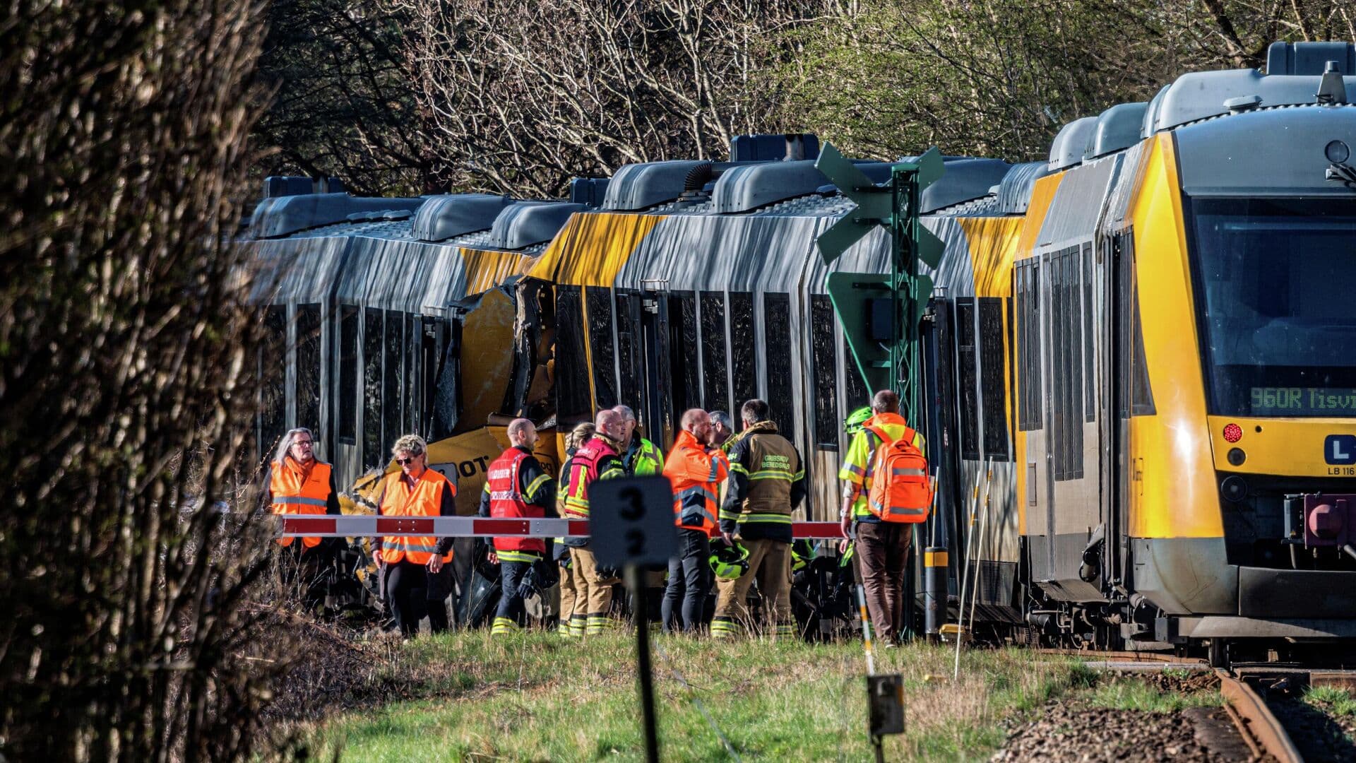 В Дании при столкновении двух поездов пострадали 17 человек