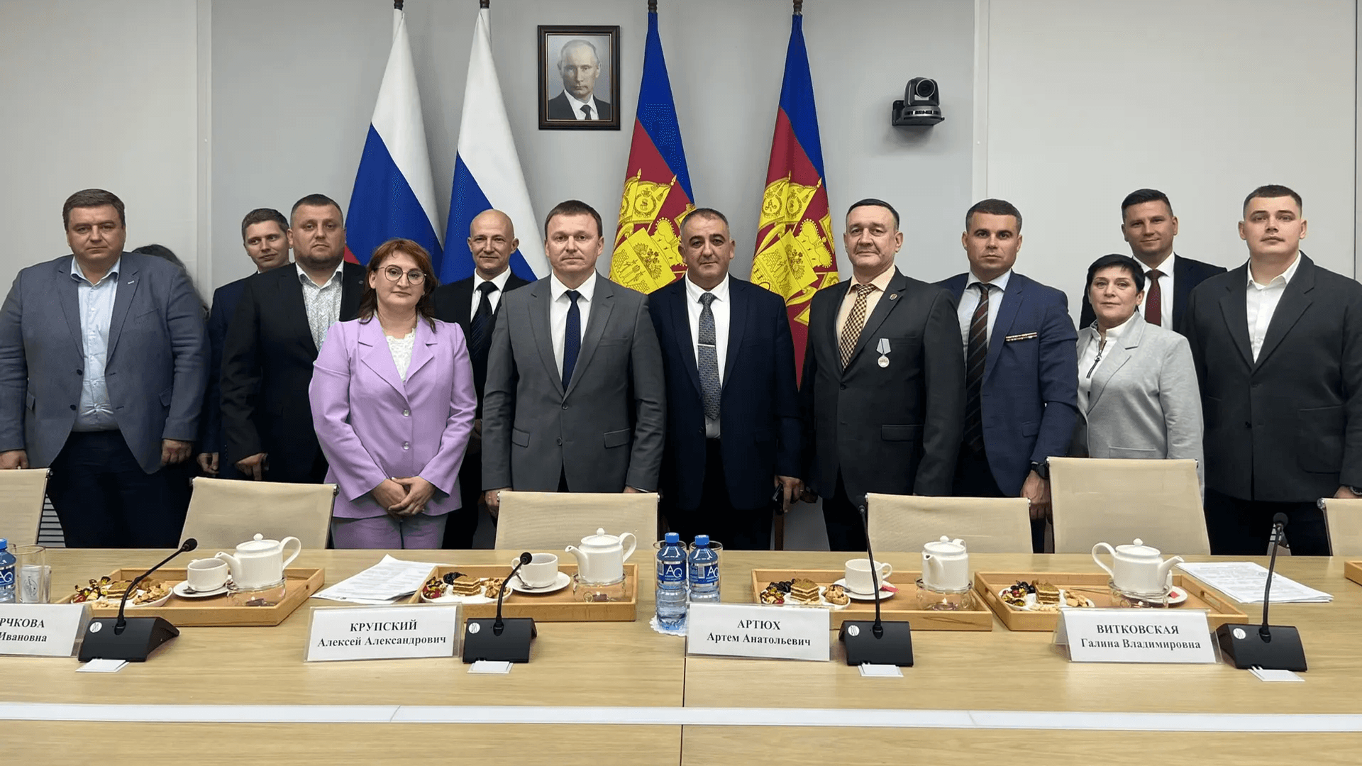 Пергун встретился с финалистами кадрового проекта "Герои Кубани"