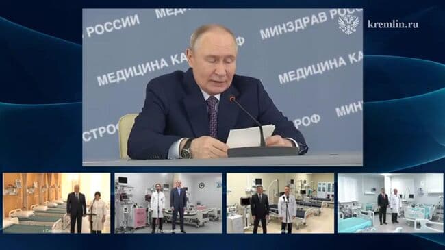 Путин поручил создать новые модульные отделения скорой помощи в регионах