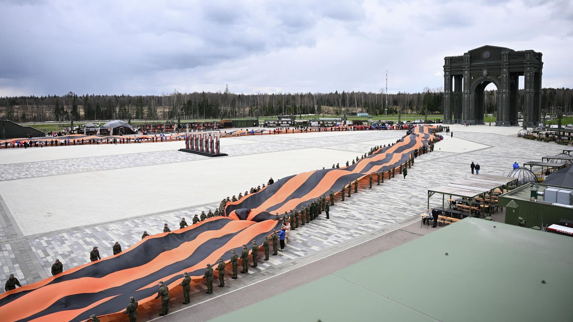 РЭЦ выступил организатором акции "Послание Победителя" в парке "Патриот"