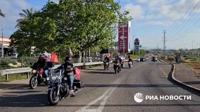 В Израиле проходит автопробег в преддверии Дня Победы