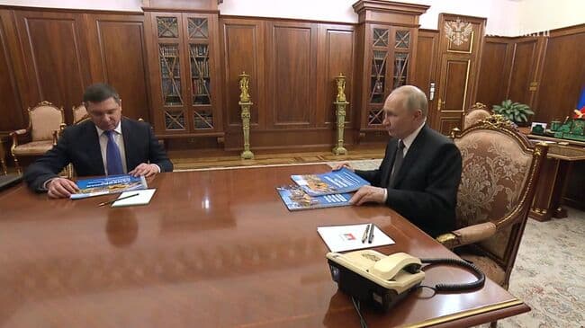 Путин обсудил с главой Тамбовской области меры поддержки участников СВО