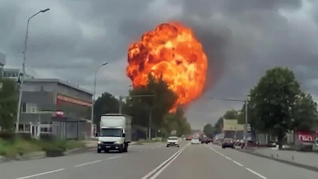 В Пятигорске взорвался газовоз на заправке