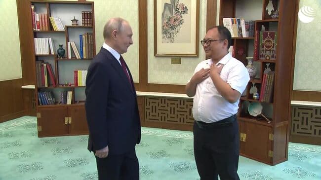 Китайский инженер назвал фантастическим состояние на встрече с Путиным