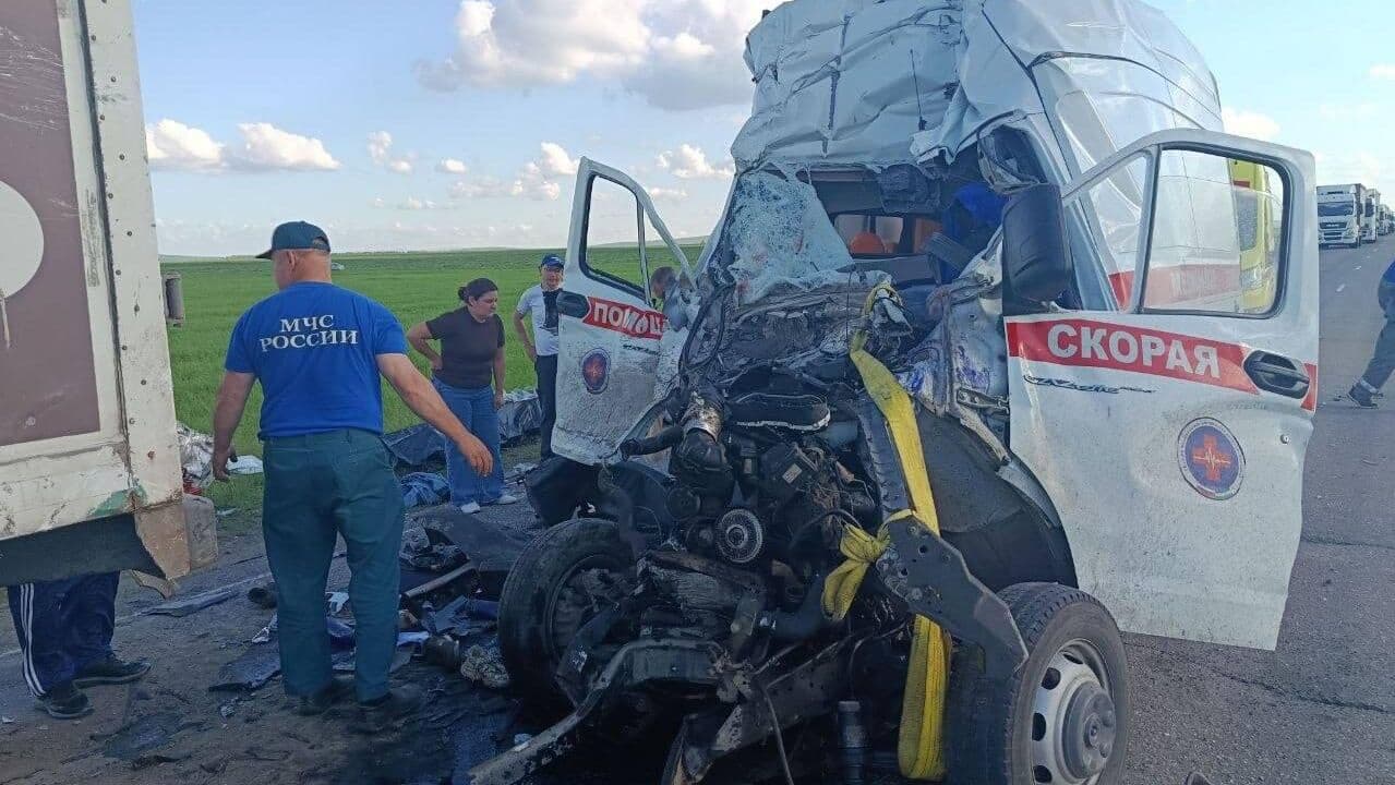 В Башкирии три человека погибли в ДТП со скорой помощью