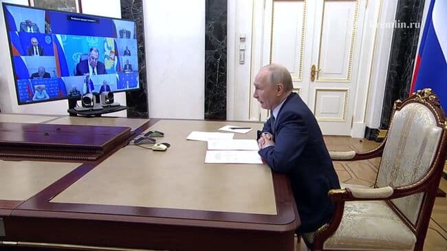 Путин обсудил с постоянными членами Совбеза вопросы внешней политики