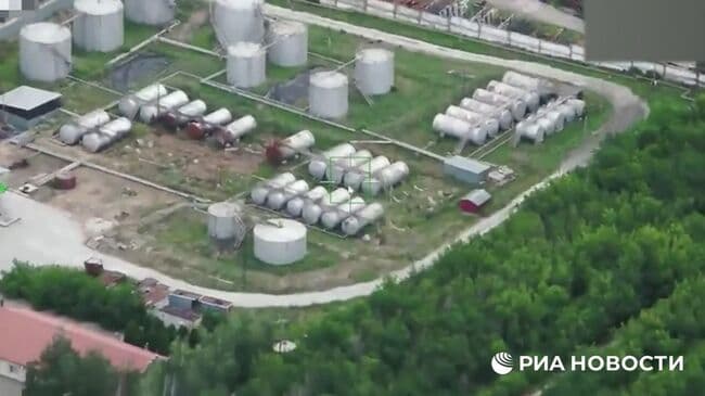 ВС России поразили хранилище ГСМ ВСУ в Запорожской области