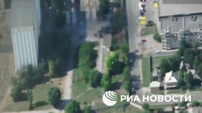 БПЛА "Герань" поразили пункт управления РЭБ ВСУ в Никополе