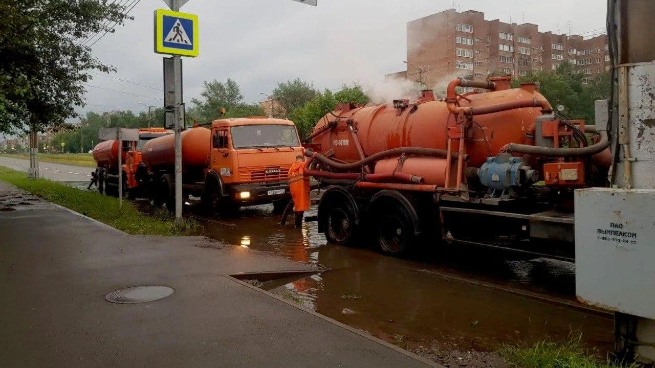 В Красноярске за сутки выпала месячная норма осадков