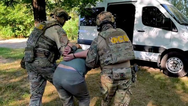 Появились кадры задержания в Краснодаре агента СБУ, готовившего теракт