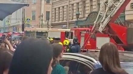 В Петербурге произошло возгорание в театре