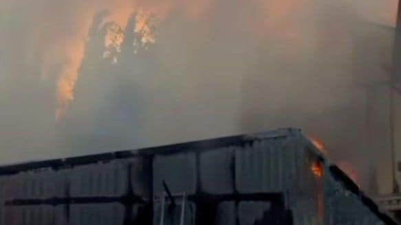 В Дербенте произошел пожар