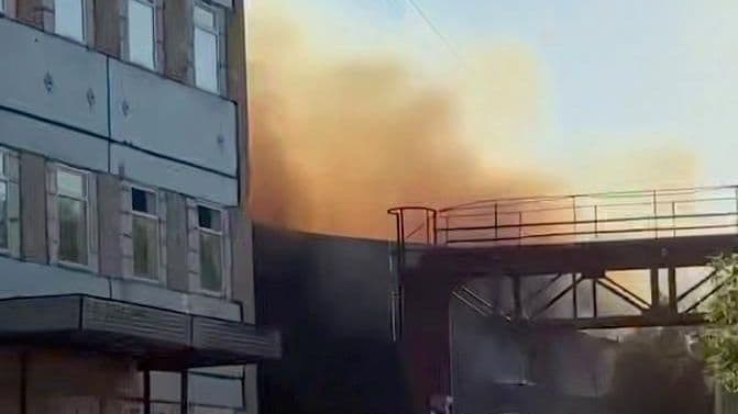 Площадь пожара в швейном цехе в Серпухове составила 4000 квадратных метров